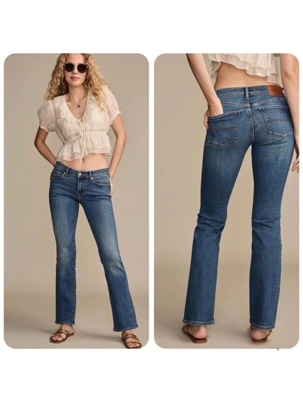 Lucky Brand 2003 Y2K Cowgirl Low Rise Boot Jeans 12/31